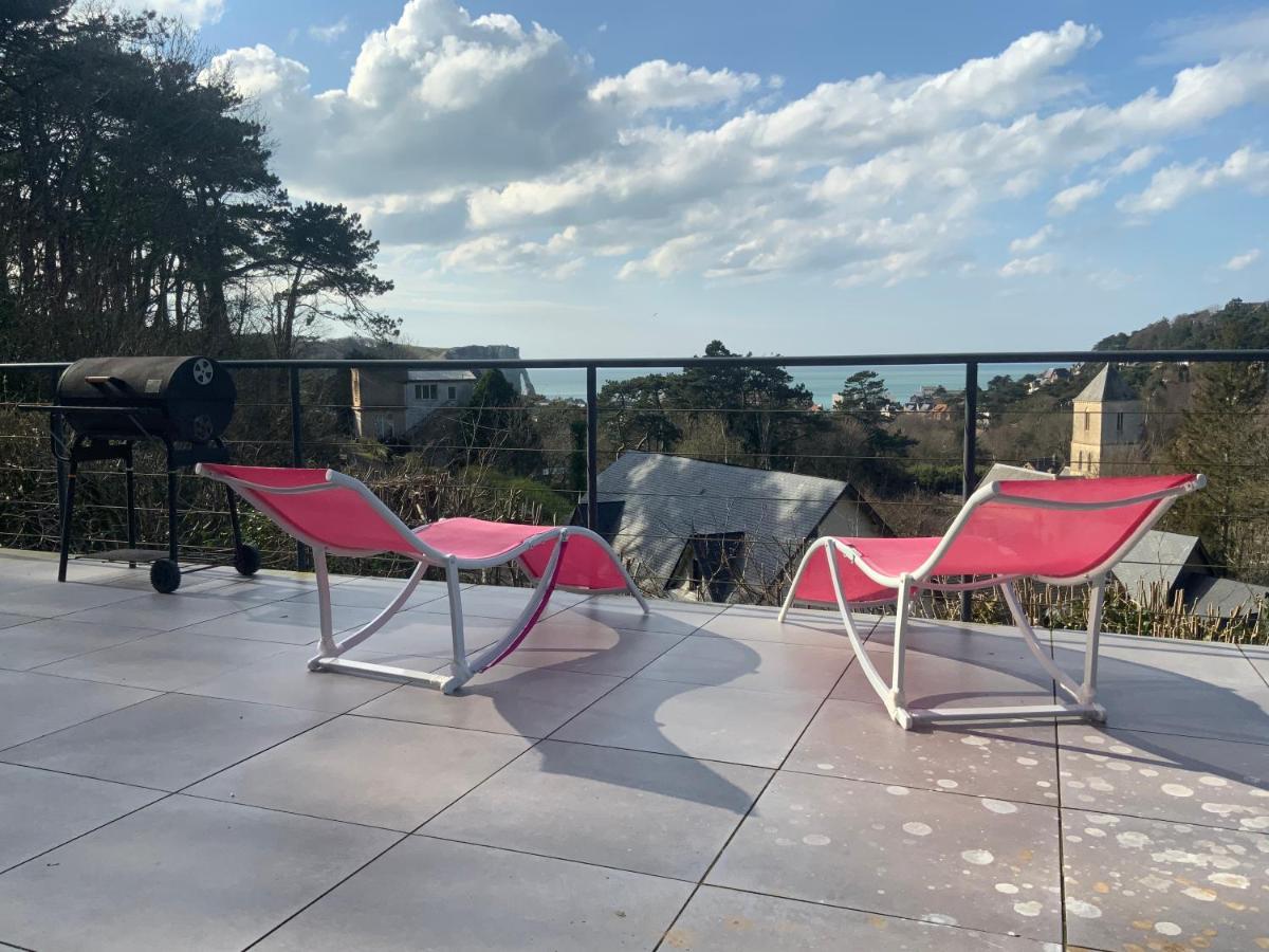 Villa Panorama, Vue Mer Et Falaises D Exception Етрета Екстер'єр фото