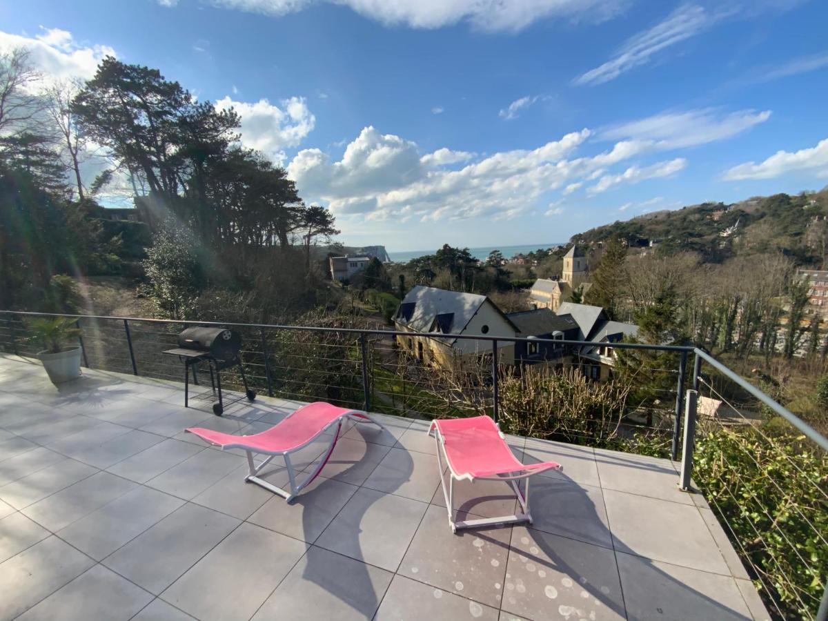 Villa Panorama, Vue Mer Et Falaises D Exception Етрета Екстер'єр фото