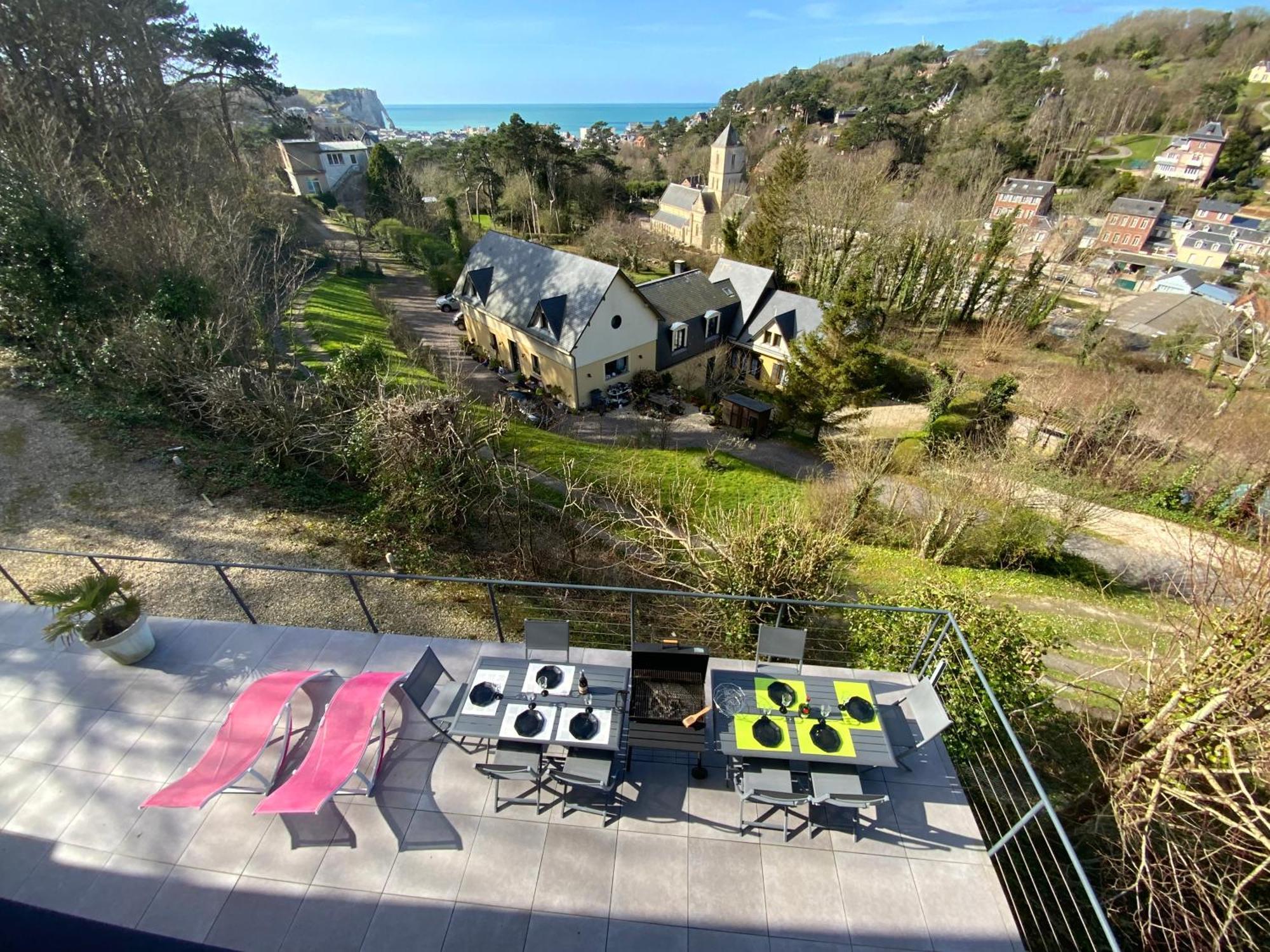 Villa Panorama, Vue Mer Et Falaises D Exception Етрета Екстер'єр фото